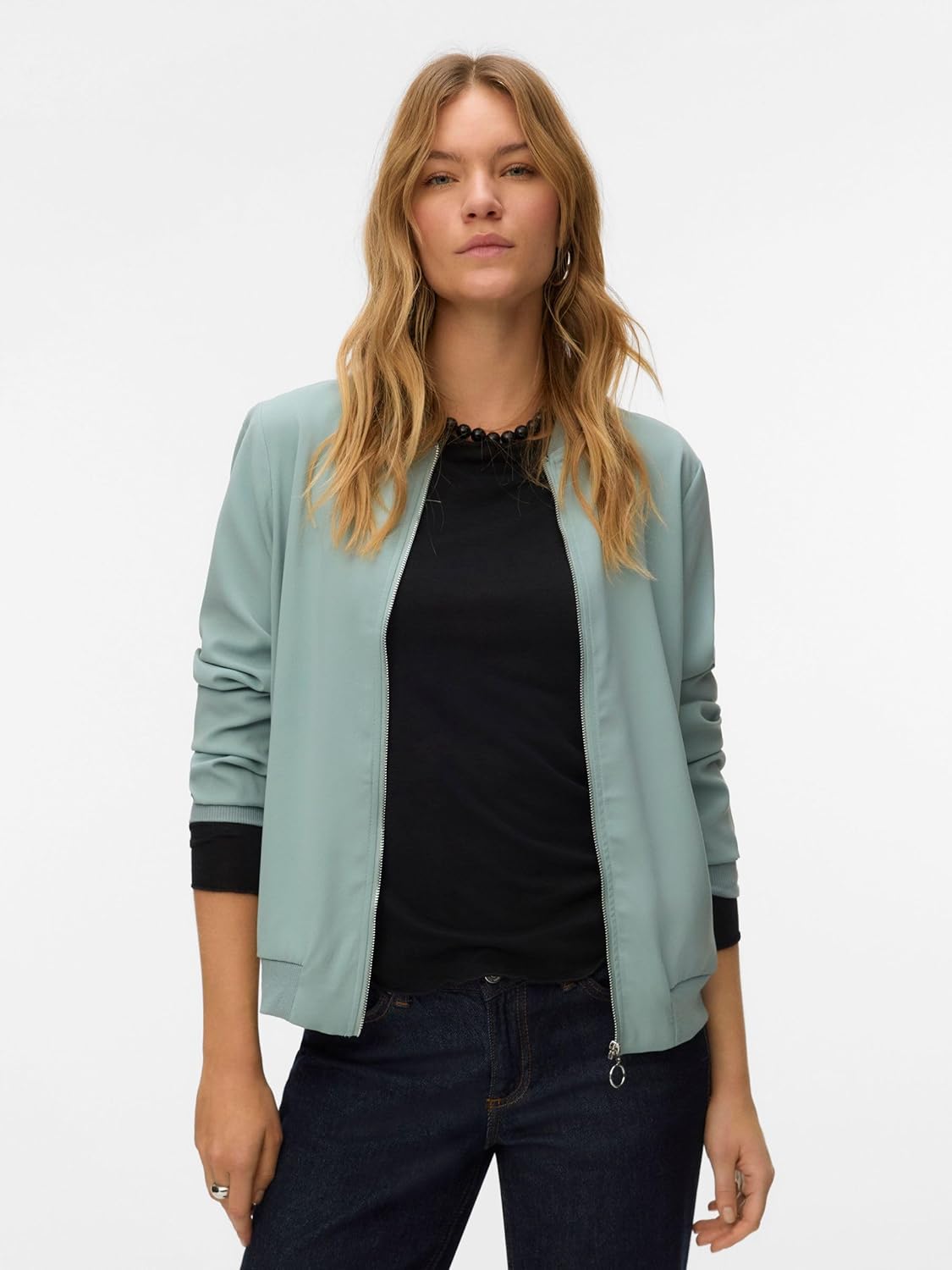 Thumbnail 3 de VERO MODA Female Mantel VMCOCO leichte Jacke – Bomber-Design mit italienischem Kragen