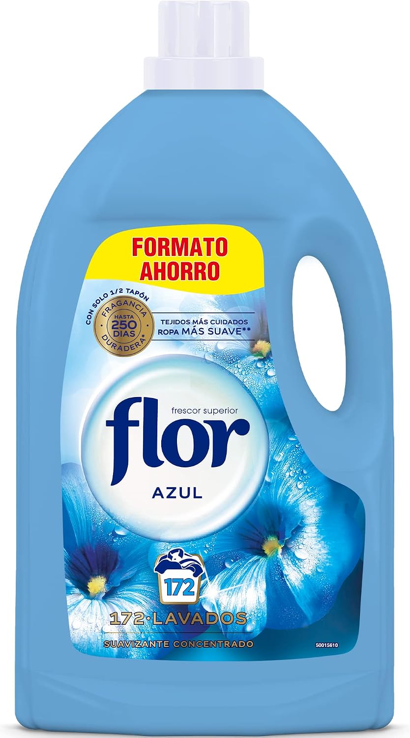 Detalle de Flor Suavizante concentrado aroma azul 172 dosis