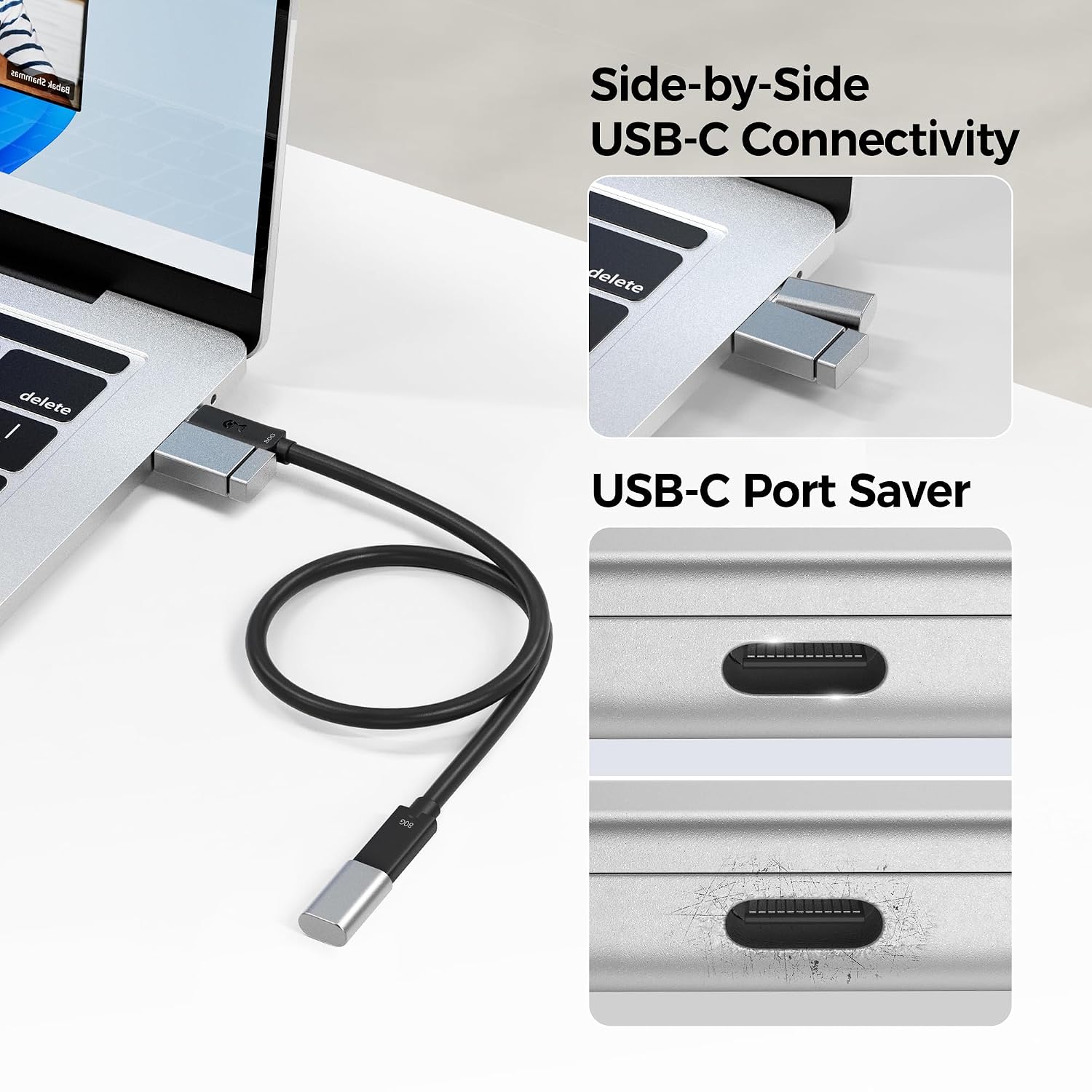 Thumbnail 6 de Cable Matters 80Gbps USB 4 Extension Cable – 1m (USB-C Male to Female)