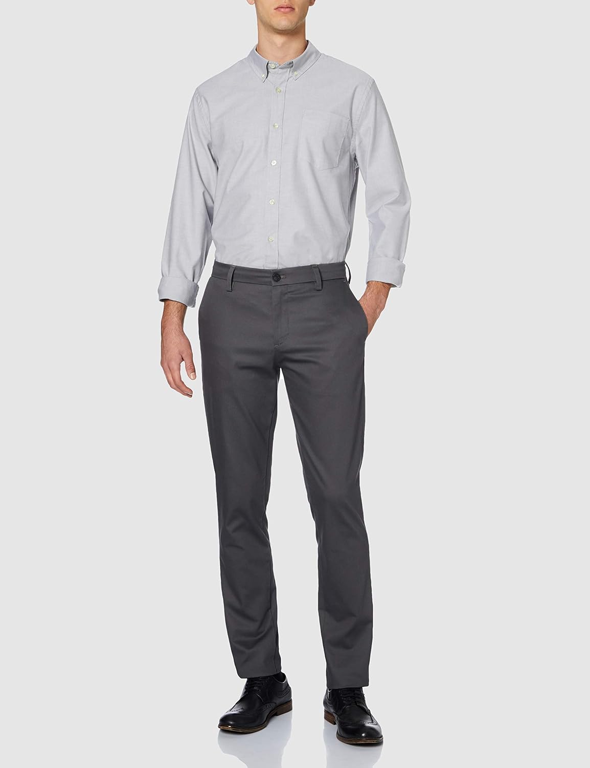 Detalle de Dockers Signature Khaki Slim Gris 32W 30L