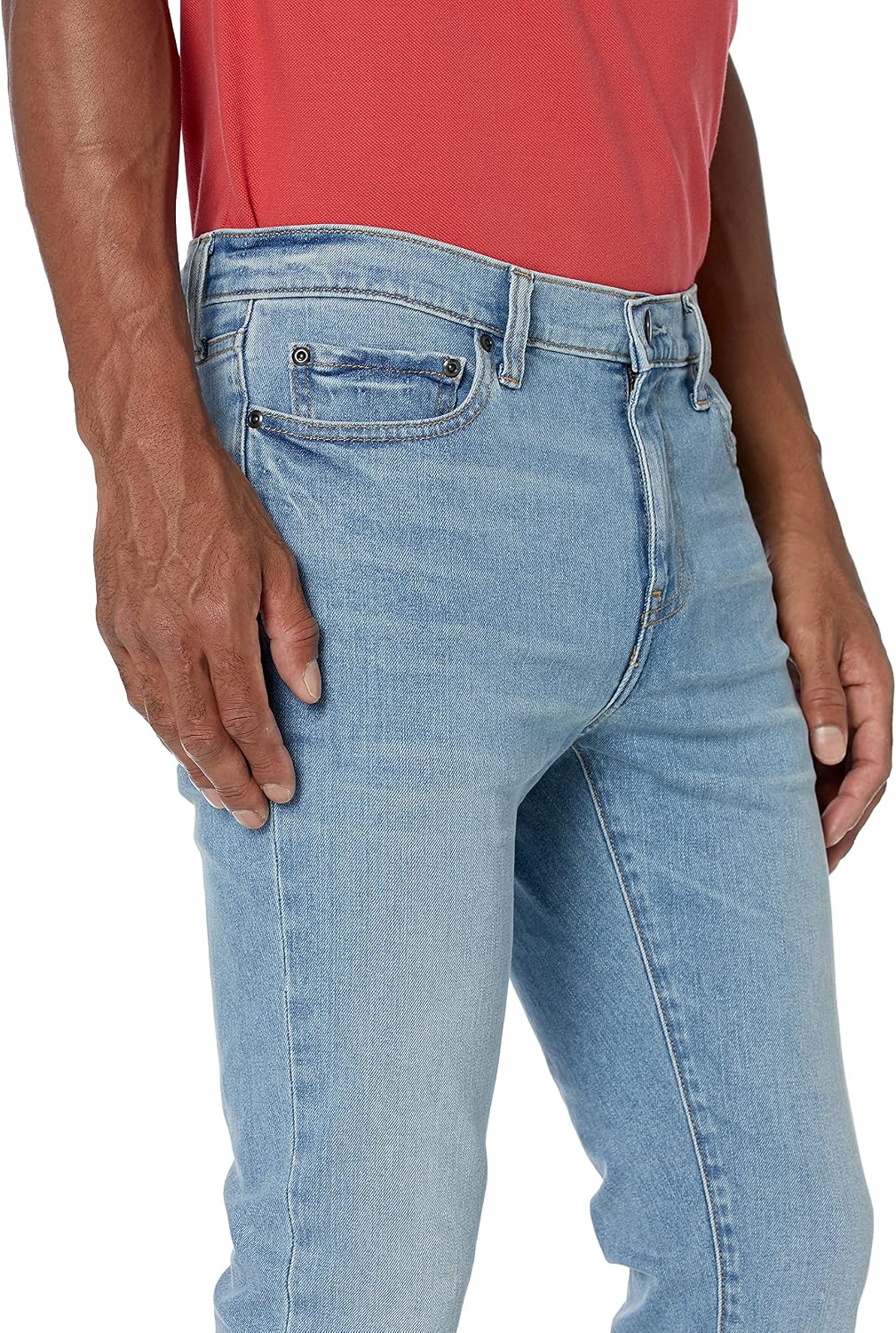 Detalle de Amazon Essentials Herren Jeans Skinny-Fit Comfort-Stretch – Auslauffarben