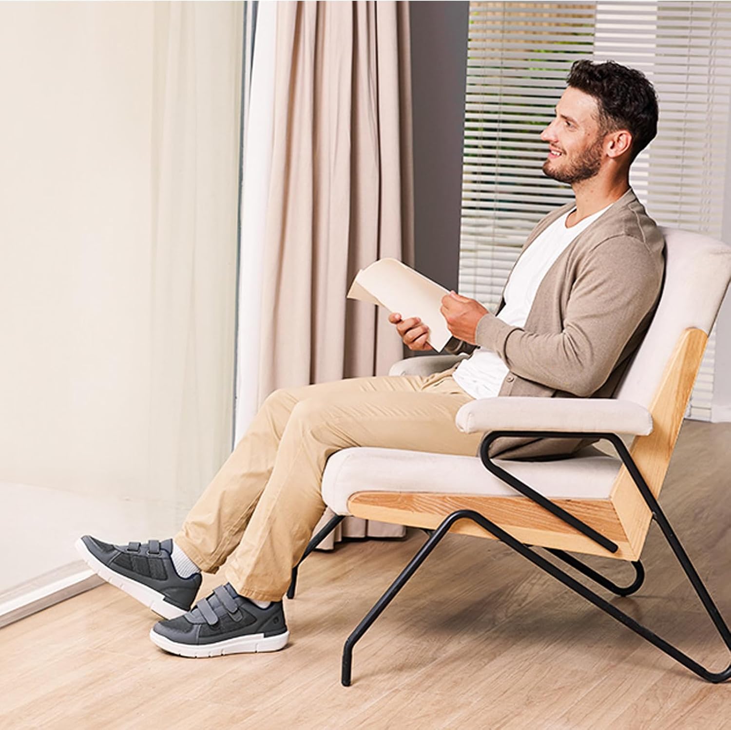 Thumbnail 6 de FitVille Chaussures larges pour hommes — marche confortable