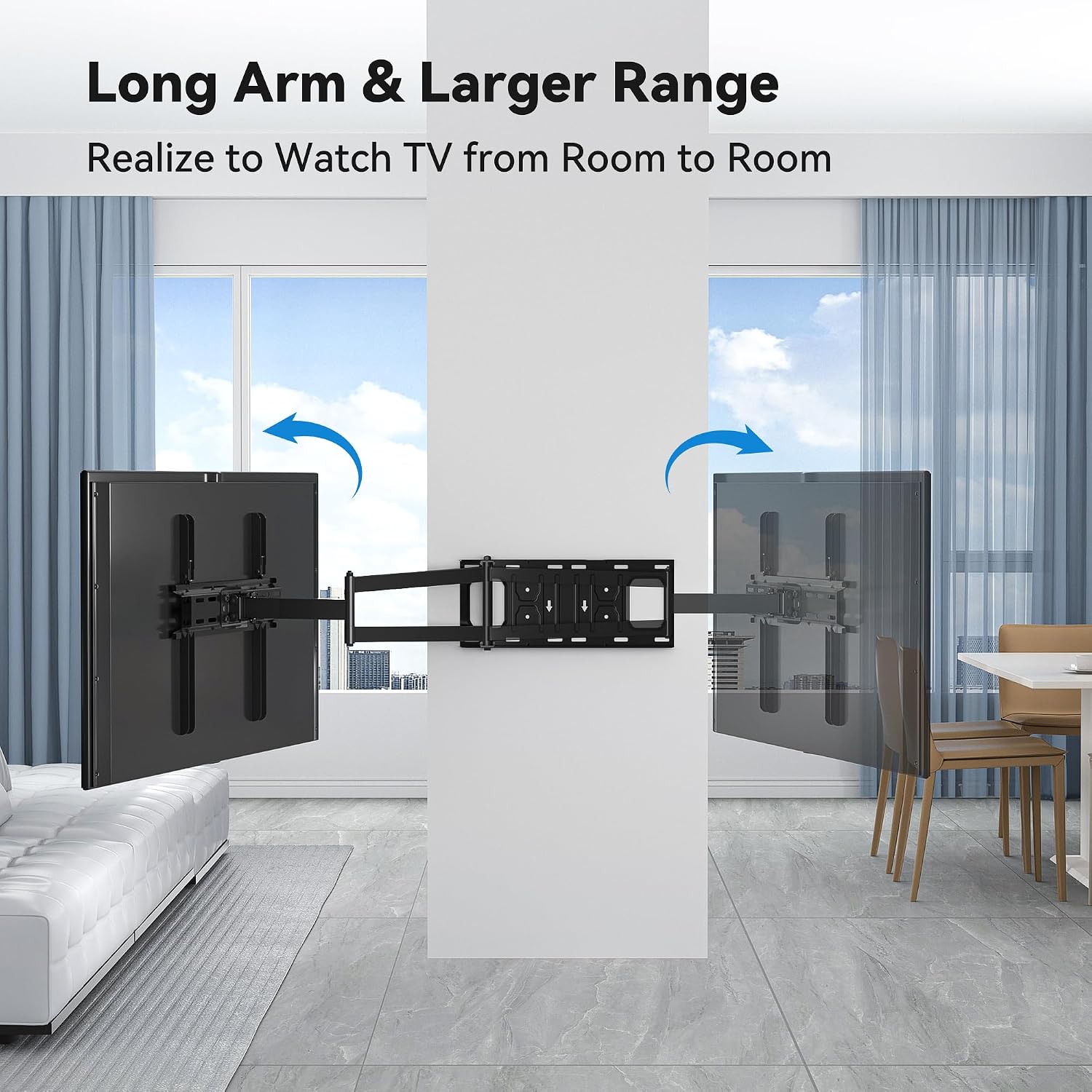 Thumbnail 4 de FORGING MOUNT Long Reach TV Wall Bracket 650mm