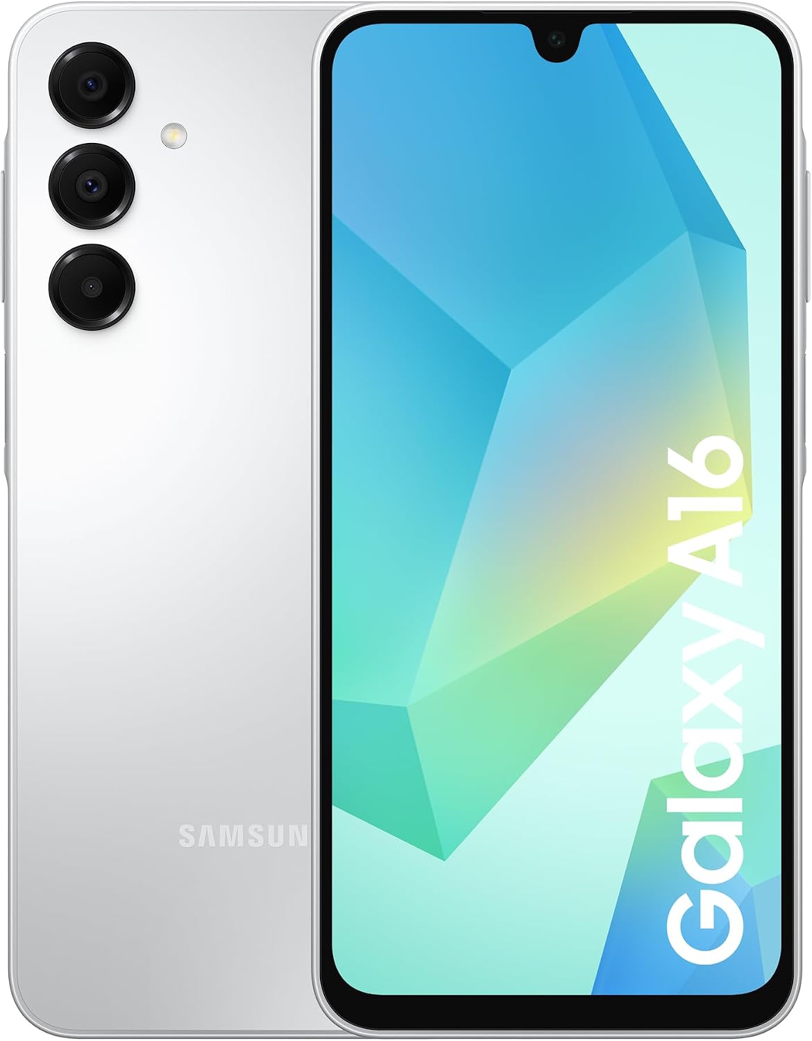 Samsung Galaxy A16 4G Android Smartphone (Super AMOLED 6.7", 128GB) – Light Grey, UK version