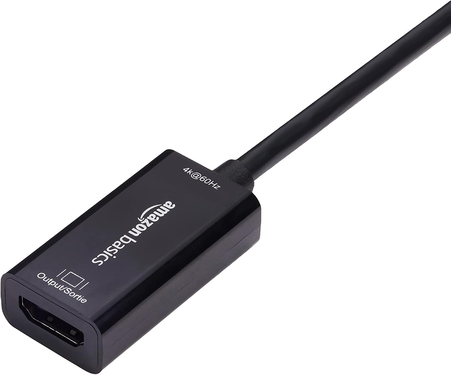 Detalle de Amazonベーシック DisplayPort-HDMI変換アダプター 4K@60Hz対応・プラグ&プレイ