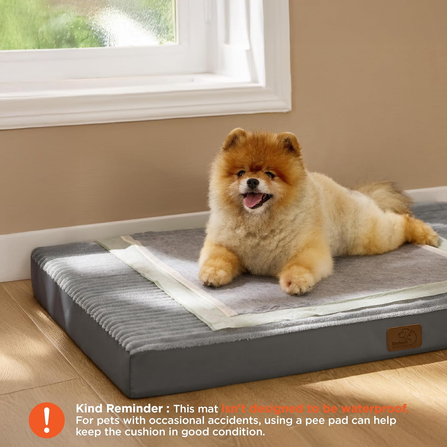 Thumbnail 1 de Bedsure Orthopedic Dog Bed Medium 74x46x7cm