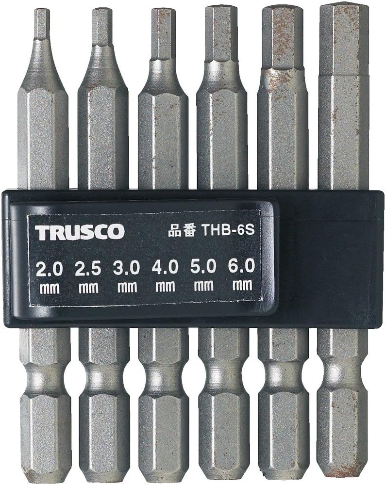 Thumbnail 3 de トラスコ中山 THBL-6S ロング六角ビットセット 全長150mm・6本組・シャンク径6.35mm