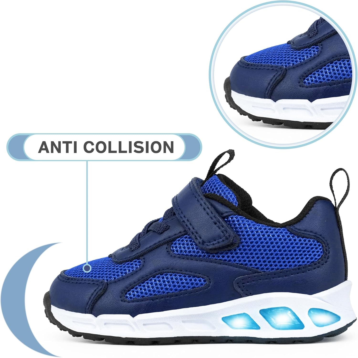 Thumbnail 4 de YESKIS Toddler Light Up Shoes: Breathable Mesh, Easy-On Strap, and Non-Slip Safety