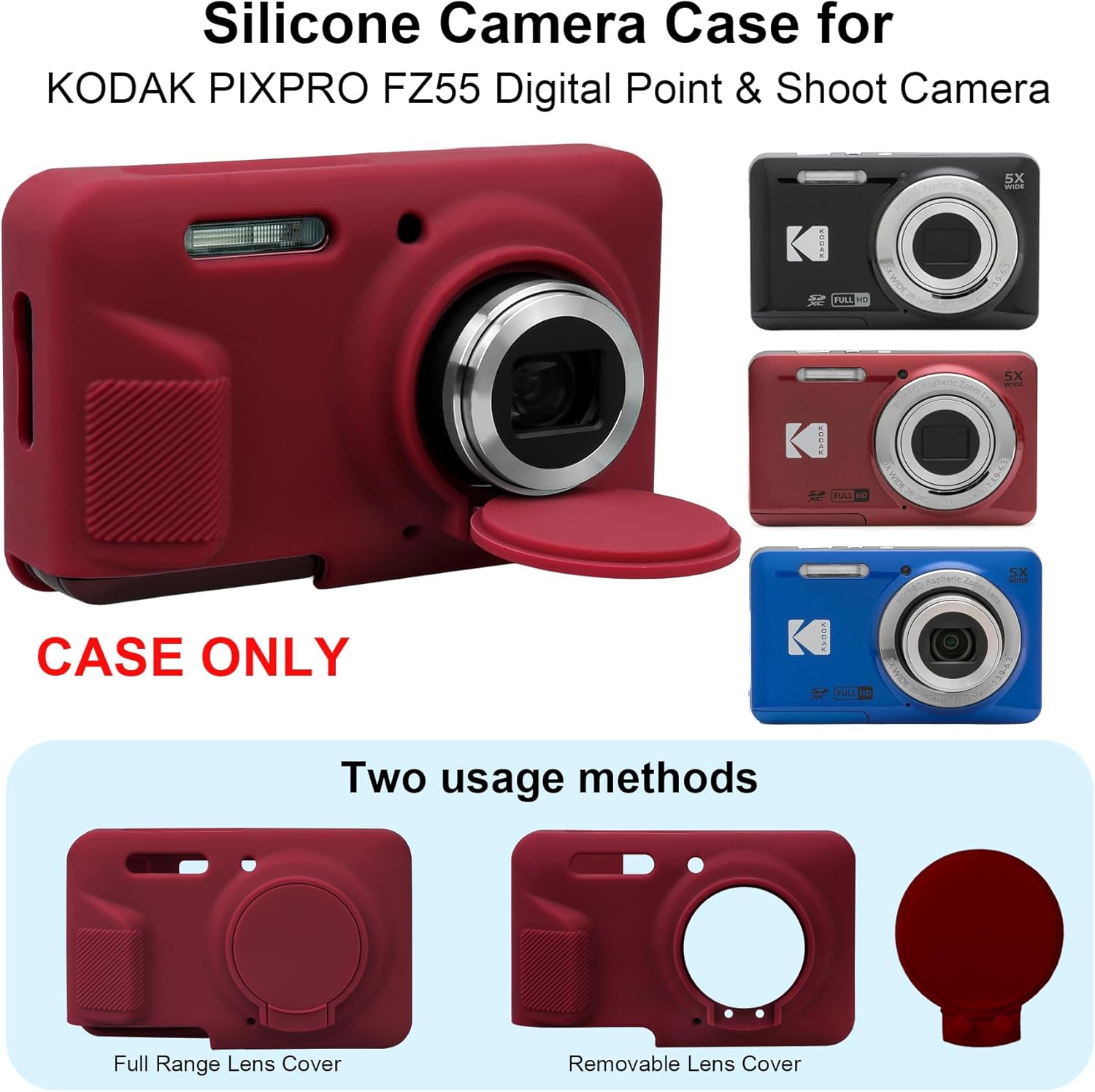 Detalle de RAIALL KODAK PIXPRO FZ55 case cover