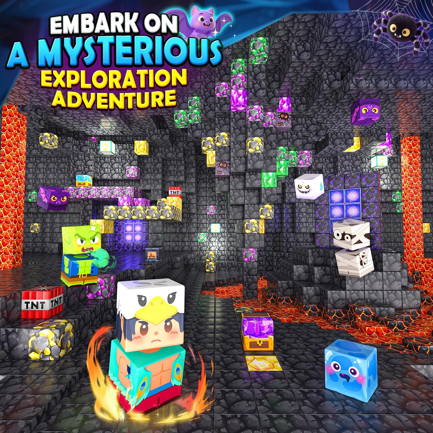 Detalle 2 de Magnetic Blocks Mine Magnet World 3+
