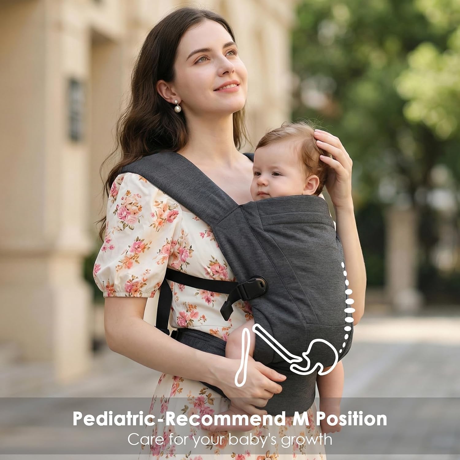 Detalle de MISSWISDOM Baby Carrier, 8–30 lb