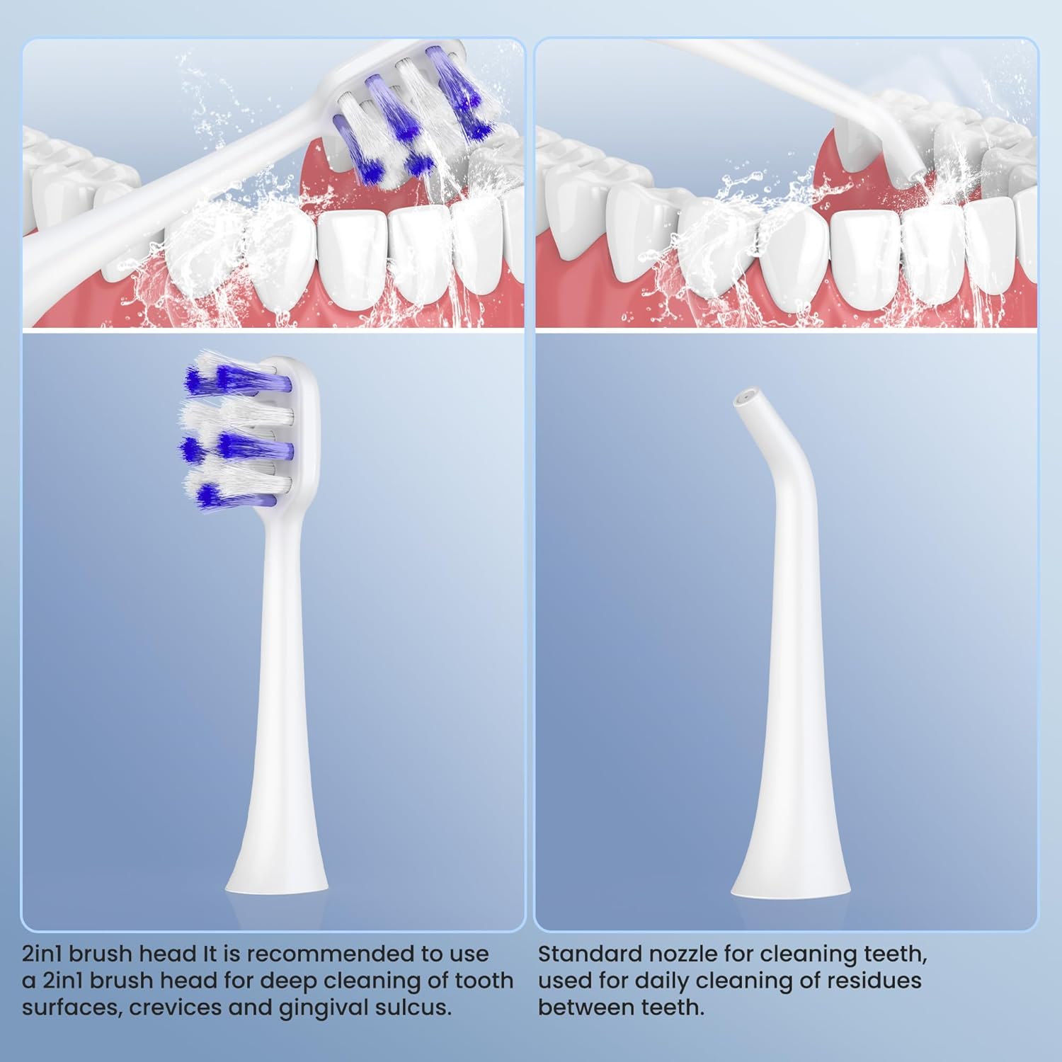 Thumbnail 3 de UNINGOPI 2-in-1 Electric Toothbrush 25-Day Battery