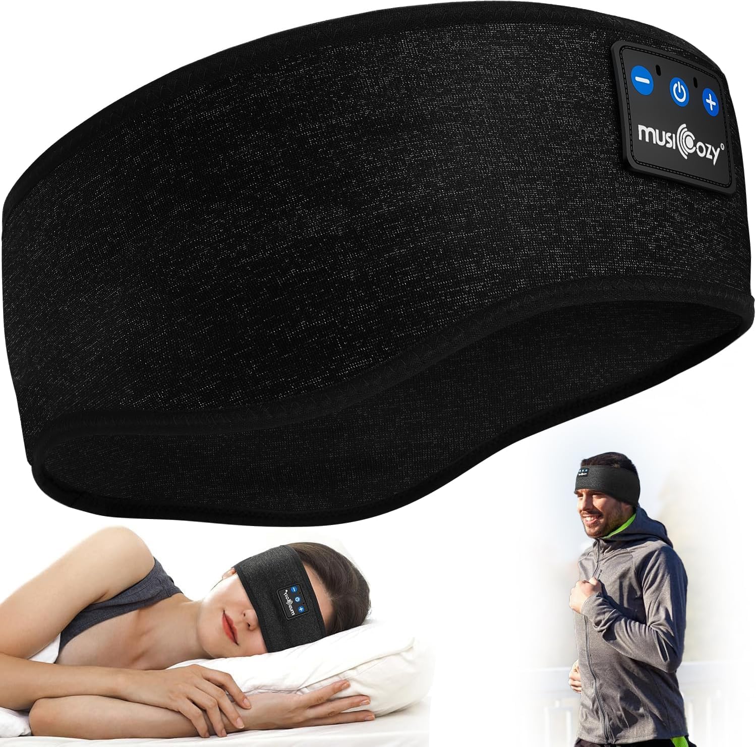 Detalle de MUSICOZY Sleep Headphones Bluetooth 5.4 headband