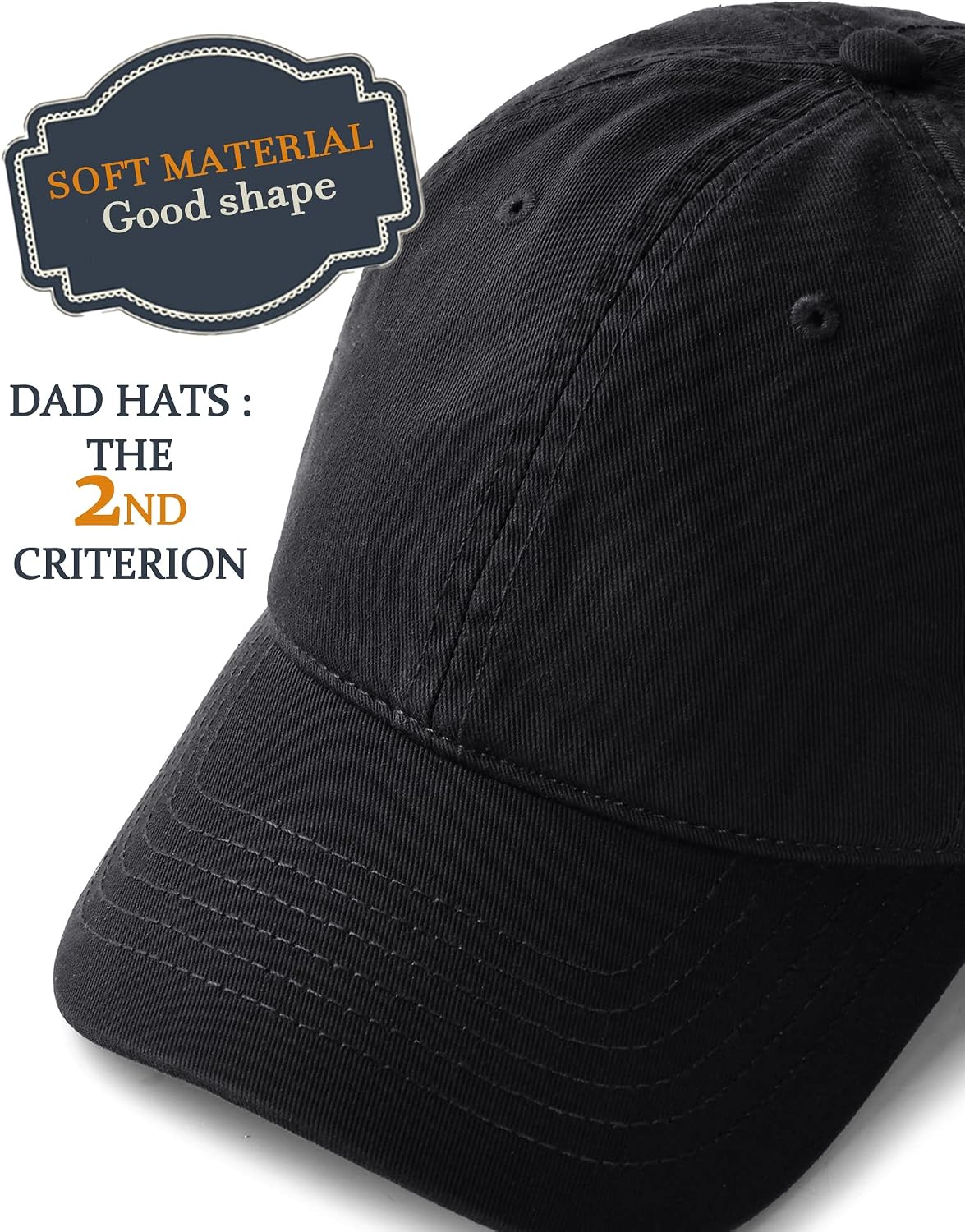 Thumbnail 3 de FURTALK Unisex Vintage Basecap aus Baumwolle mit verstellbarem Verschluss (M/L)