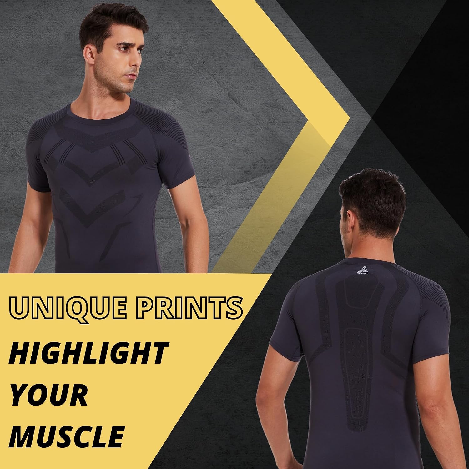 Thumbnail 4 de AMZSPORT Maglia Compression manica corta