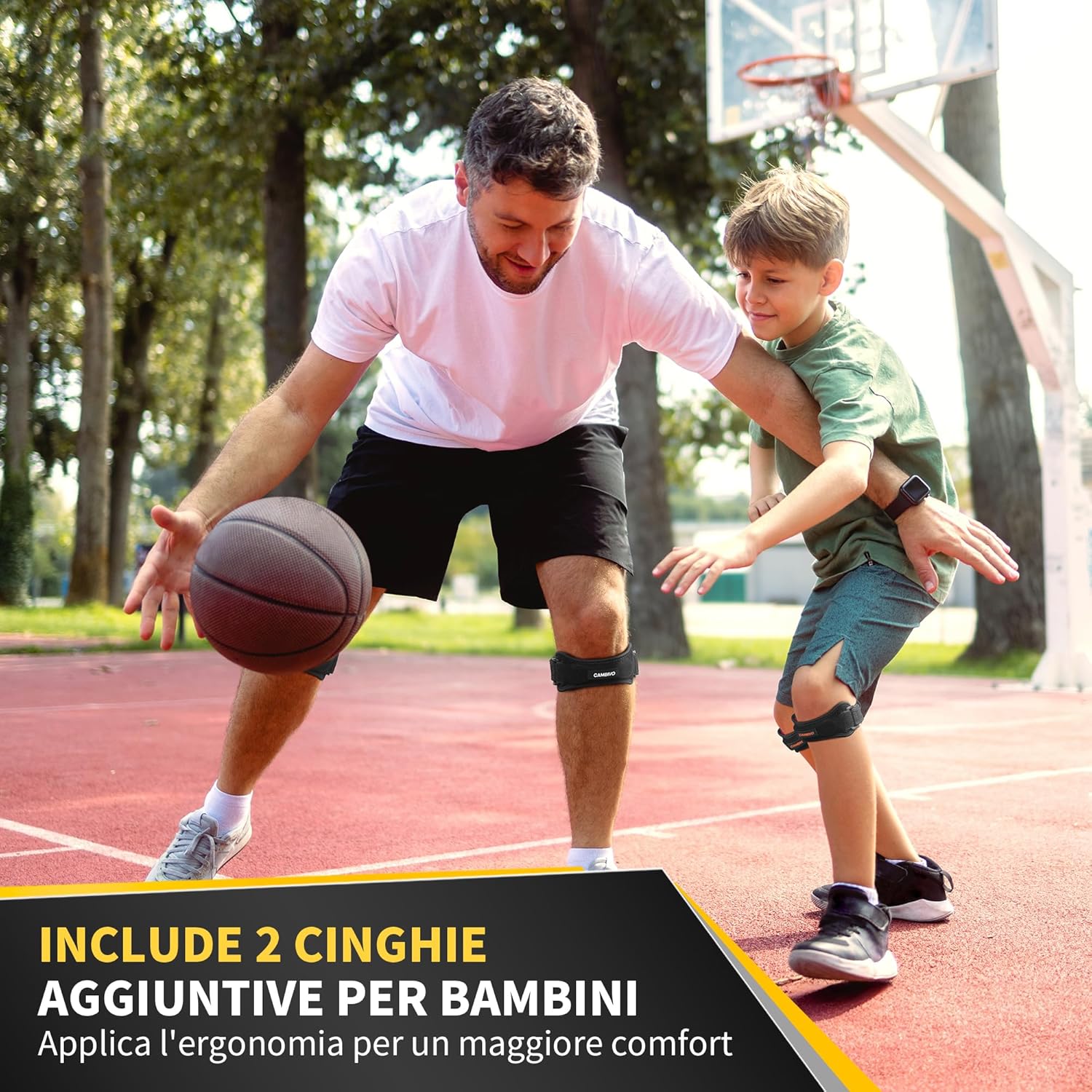 Thumbnail 5 de CAMBIVO Tutore Ginocchio Rotulea regolabile 2 pezzi 🦵