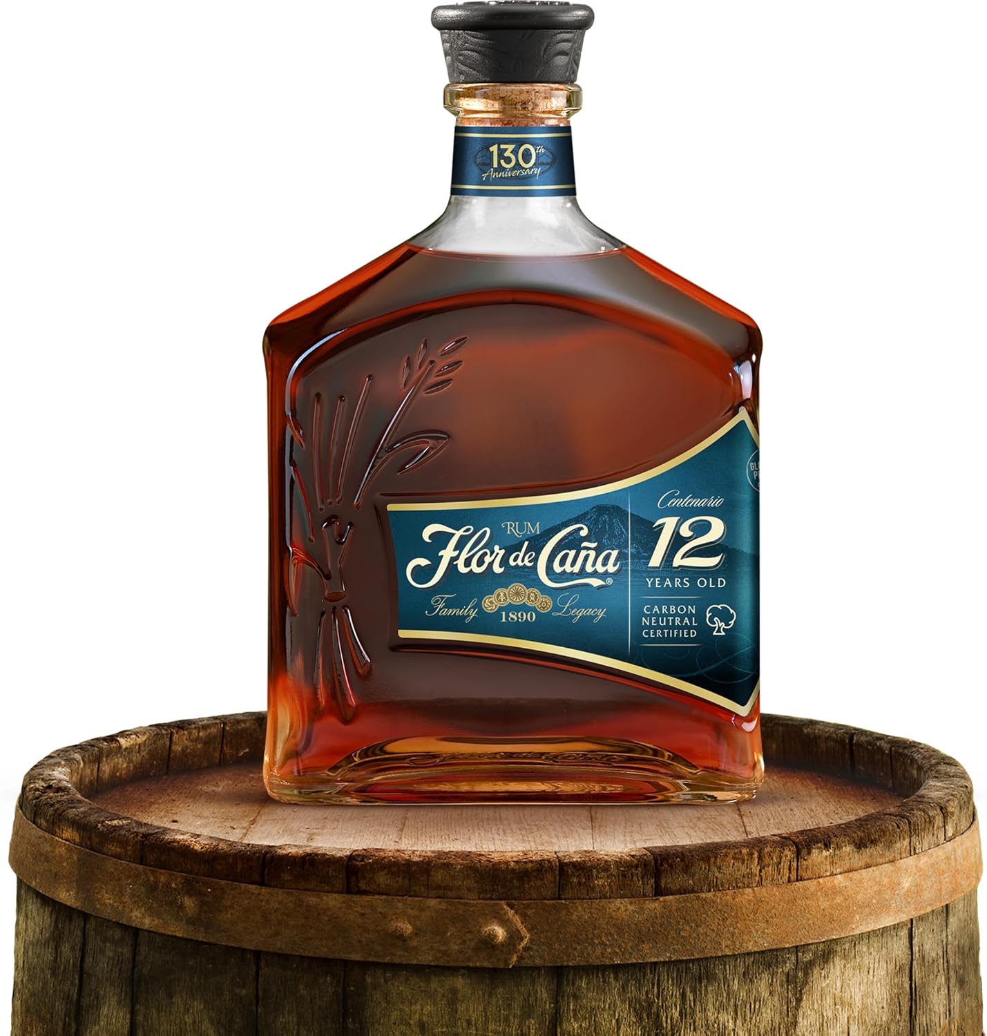 Detalle 2 de Ron Flor de Caña Centenario 12 Años 🥃 70cl
