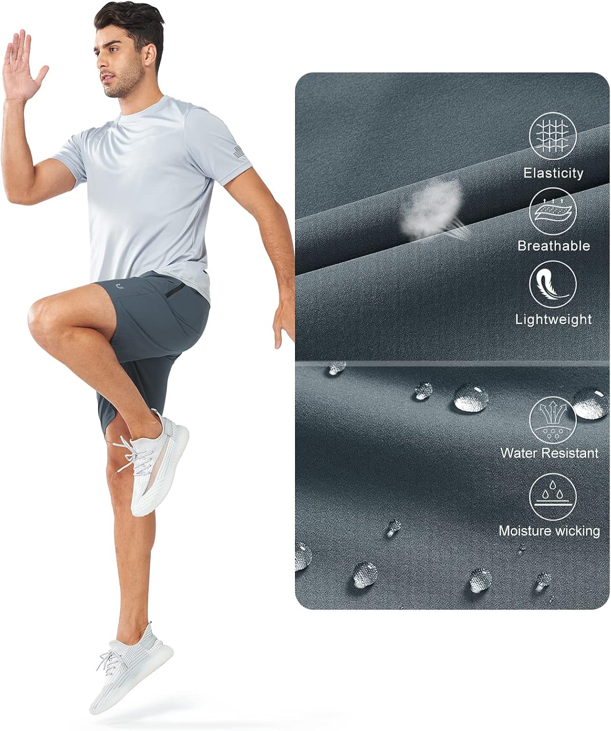 Thumbnail 4 de NORTHYARD Men’s Athletic Running Shorts (7”, 9” or 5” inseam) — Quick-Dry, UPF 50+ Workout & Gym Shorts