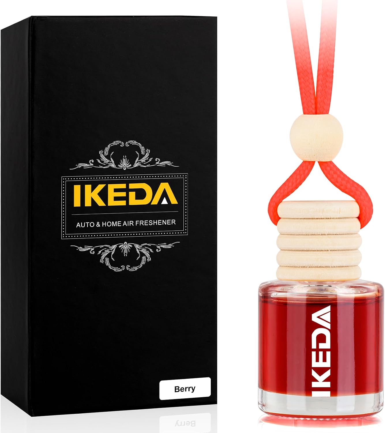 Thumbnail 6 de ikeda candle Ikeda Autoduft Duftbaum für Auto & Zuhause (Orange-new), 10 ml