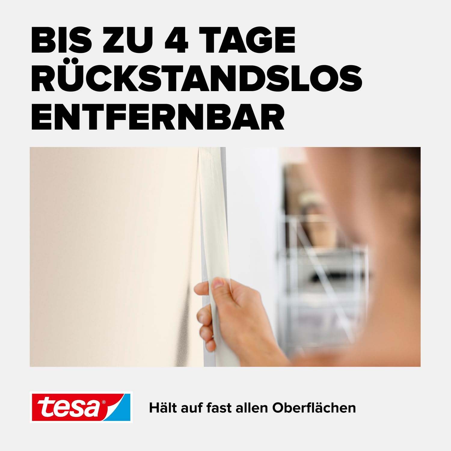 Thumbnail 3 de tesa Malerband ECONOMY – Vielseitiges Klebeband für Malerarbeiten, löst sich rückstandslos bis zu 4 Tage später