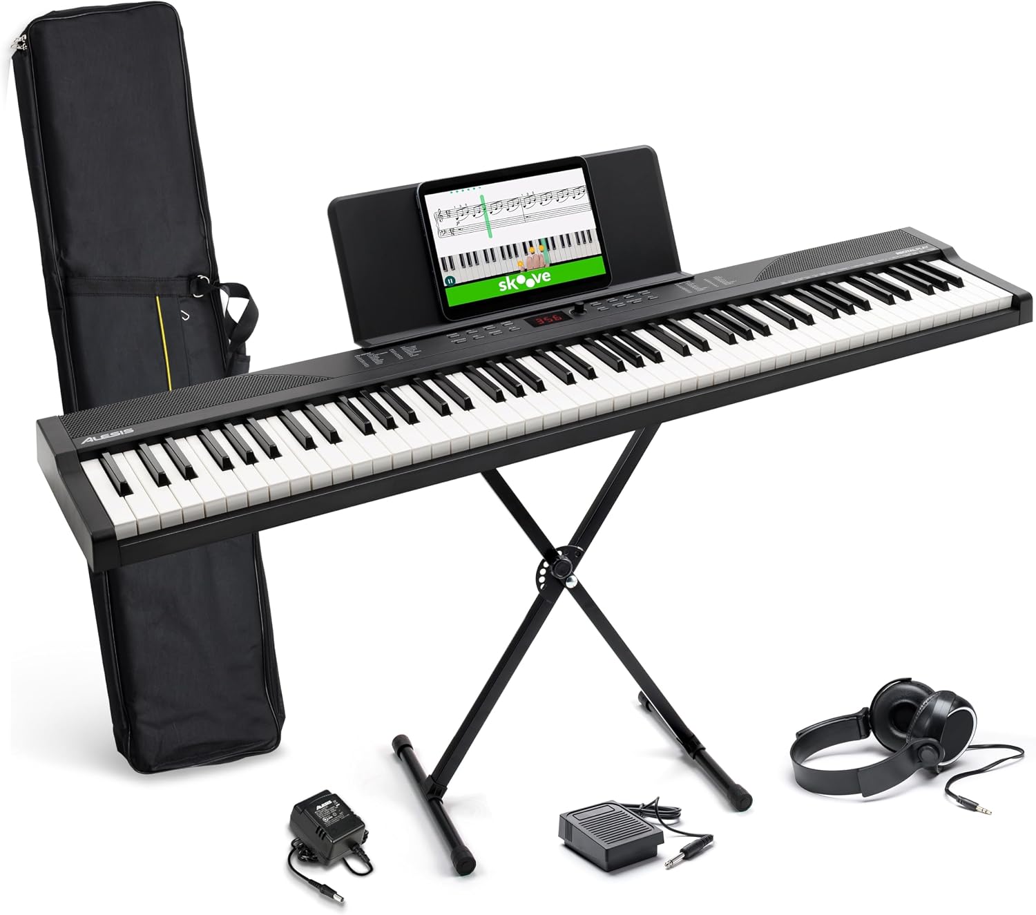 Alesis Teclado Piano 88 Teclas con Sonidos y Accesorios 🎹