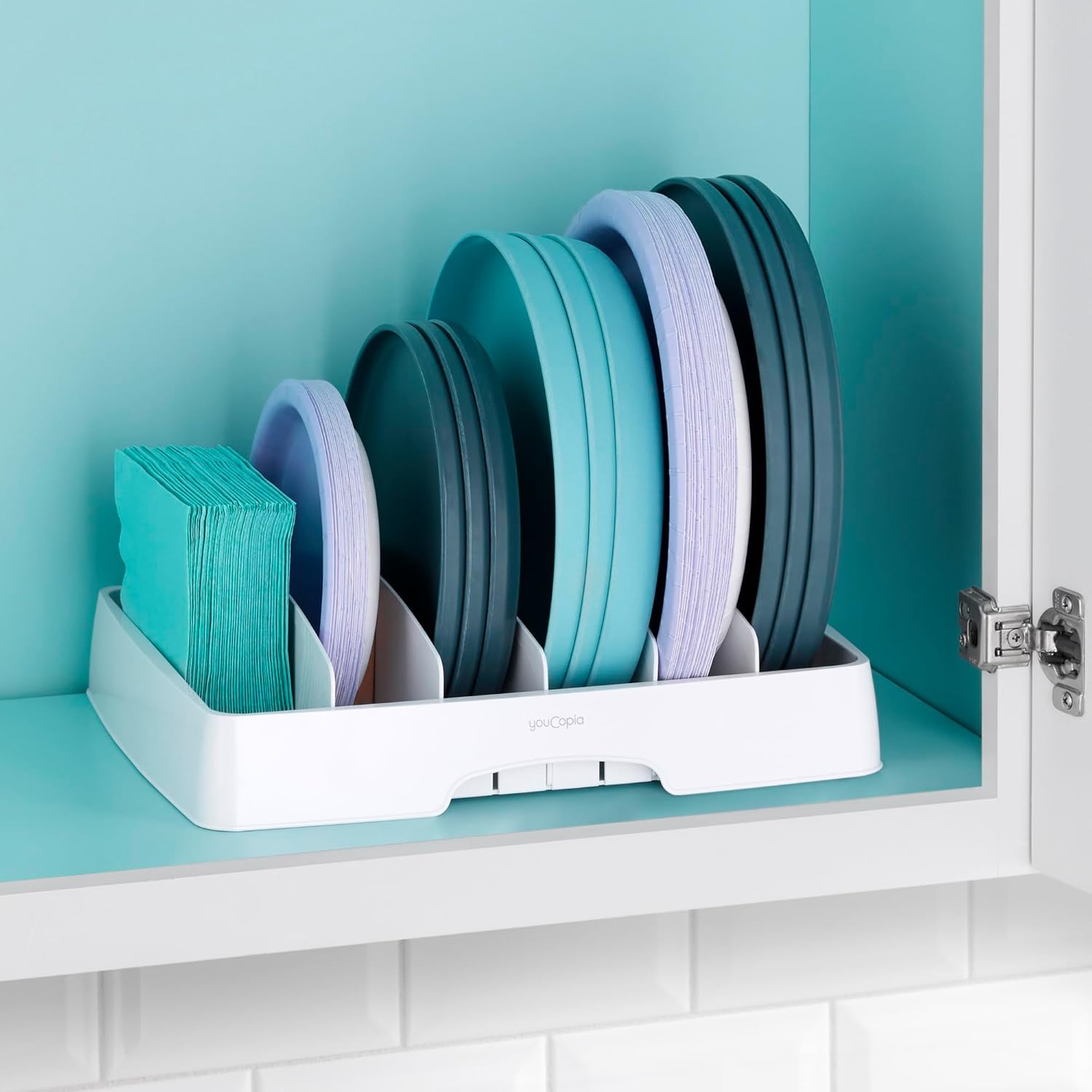 Thumbnail 3 de YouCopia StoraLid Adjustable Lid Organizer for Cabinets