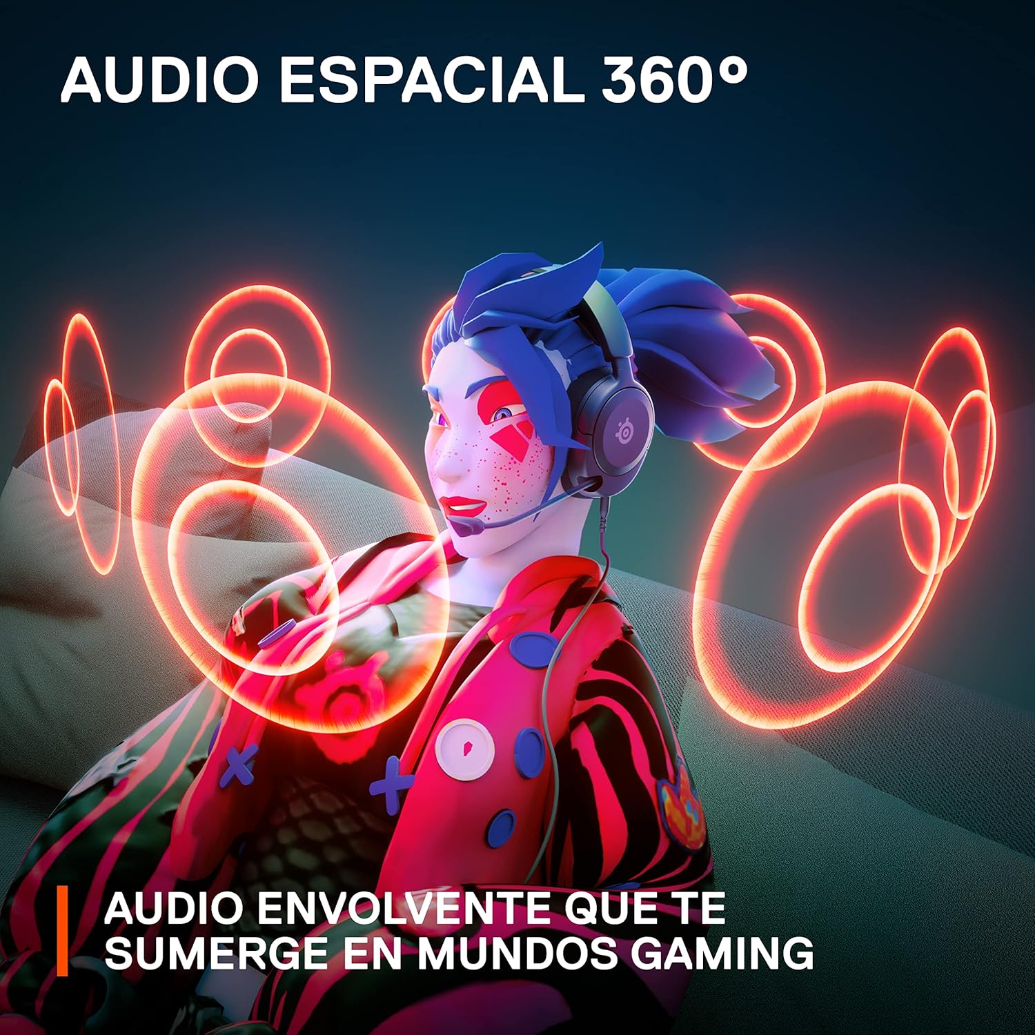 Thumbnail 4 de SteelSeries Arctis Nova 1 🎧 Cascos Gaming con Audio 360° Multisistema