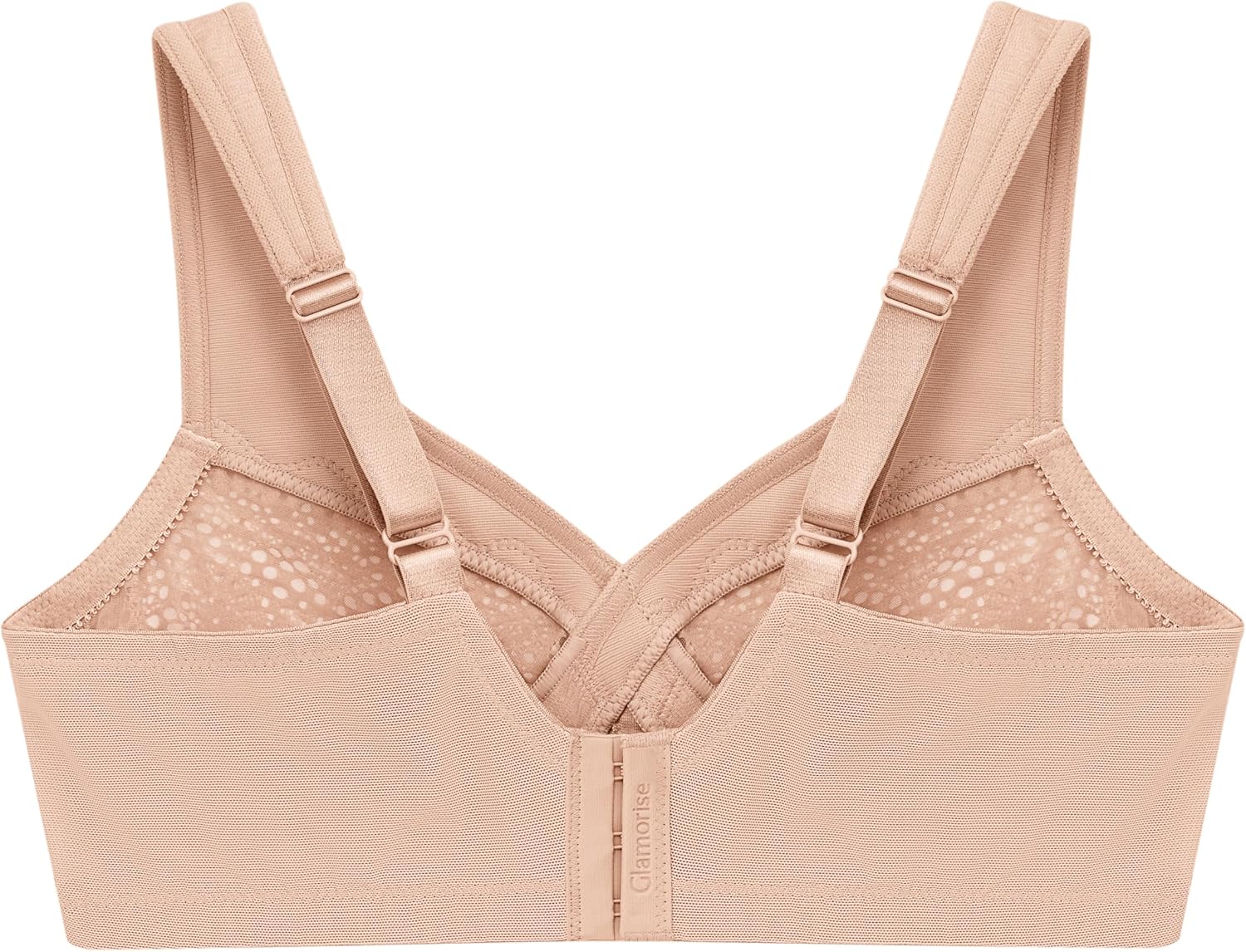 Detalle 1 de Glamorise Women’s 1064 Full Coverage Bra – MagicLift wire-free support
