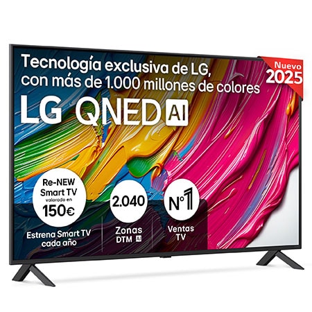 Detalle de LG QNED QNED8E 65" 4K 2025 Smart TV