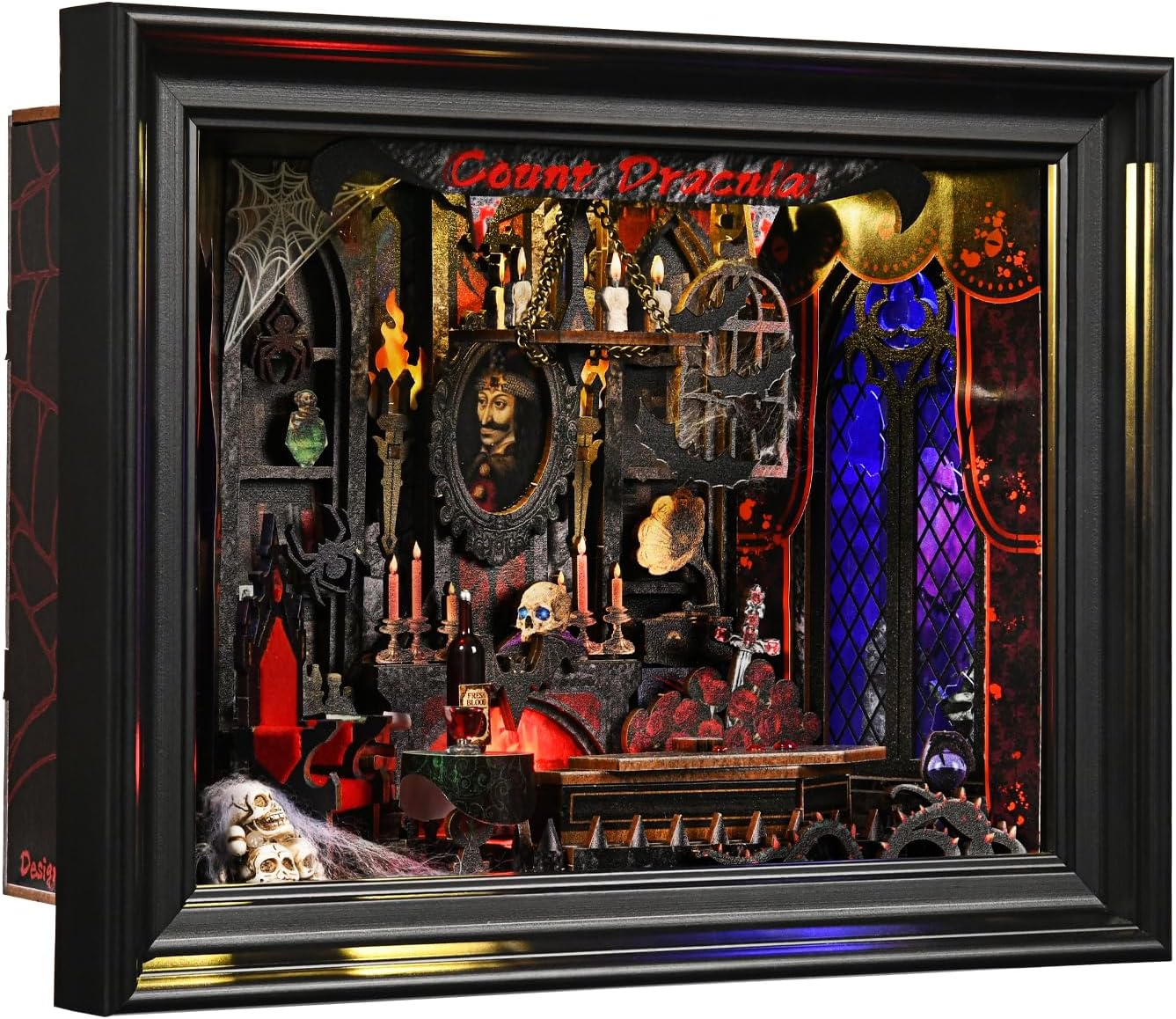 Thumbnail 6 de ETKVR Book Nook Kit Lily Sewing Shop: Cornice-atelier 3D in legno da parete