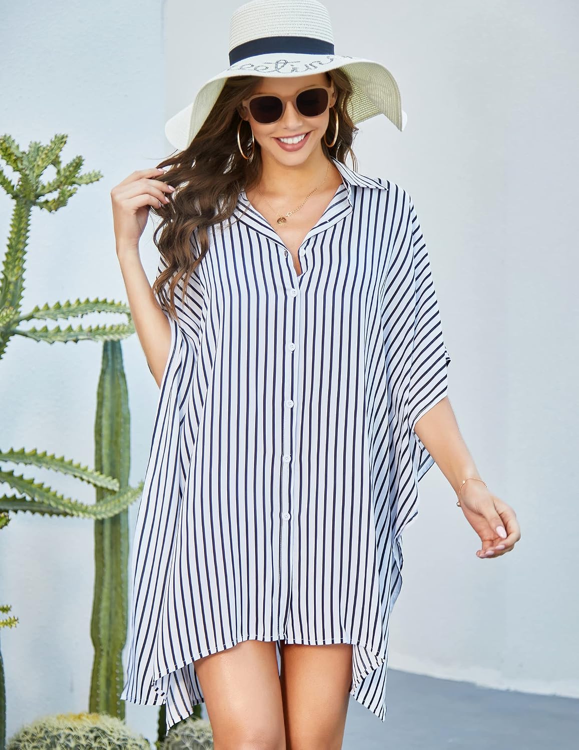 Thumbnail 4 de Ekouaer Swimsuit Cover-Up Shirt