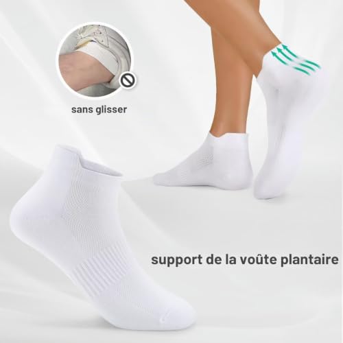 Thumbnail 3 de YouShow - Chaussettes basses respirantes pour homme et femme, lot de 10 paires