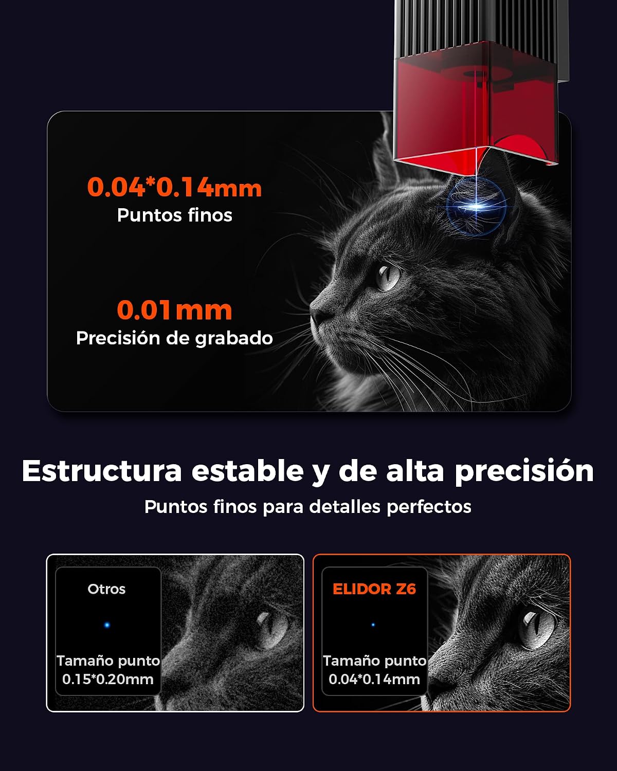 Thumbnail 6 de ELIDOR Z6-6W Laser Engraver and Cutter, 300 × 300 mm Area, 0.01 mm Precision