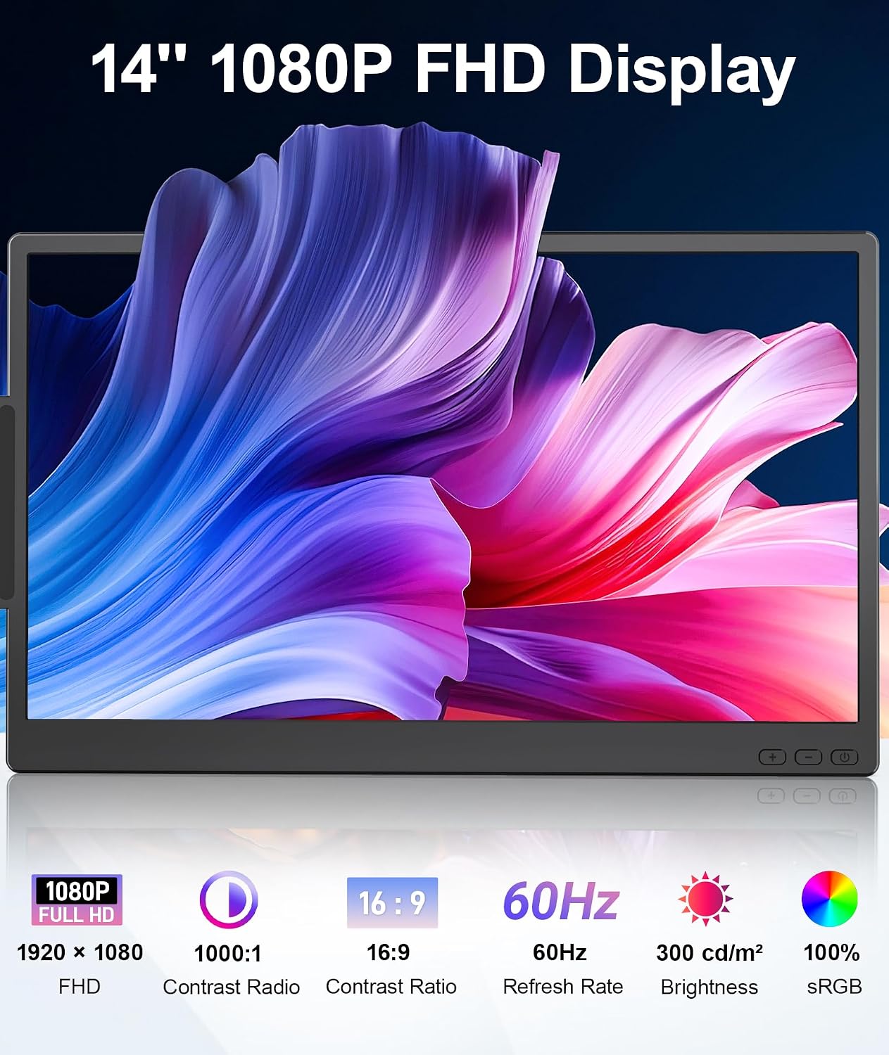 Thumbnail 3 de Orfibz A3 Laptop Screen Extender, 14.2-Inch FHD 1080p Portable Monitor