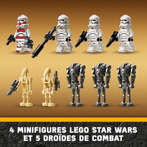 Thumbnail 2 de LEGO 75372 Star Wars Pack de Combat Clone Troopers et Droïdes – Aventurez-vous avec le Speeder Bike