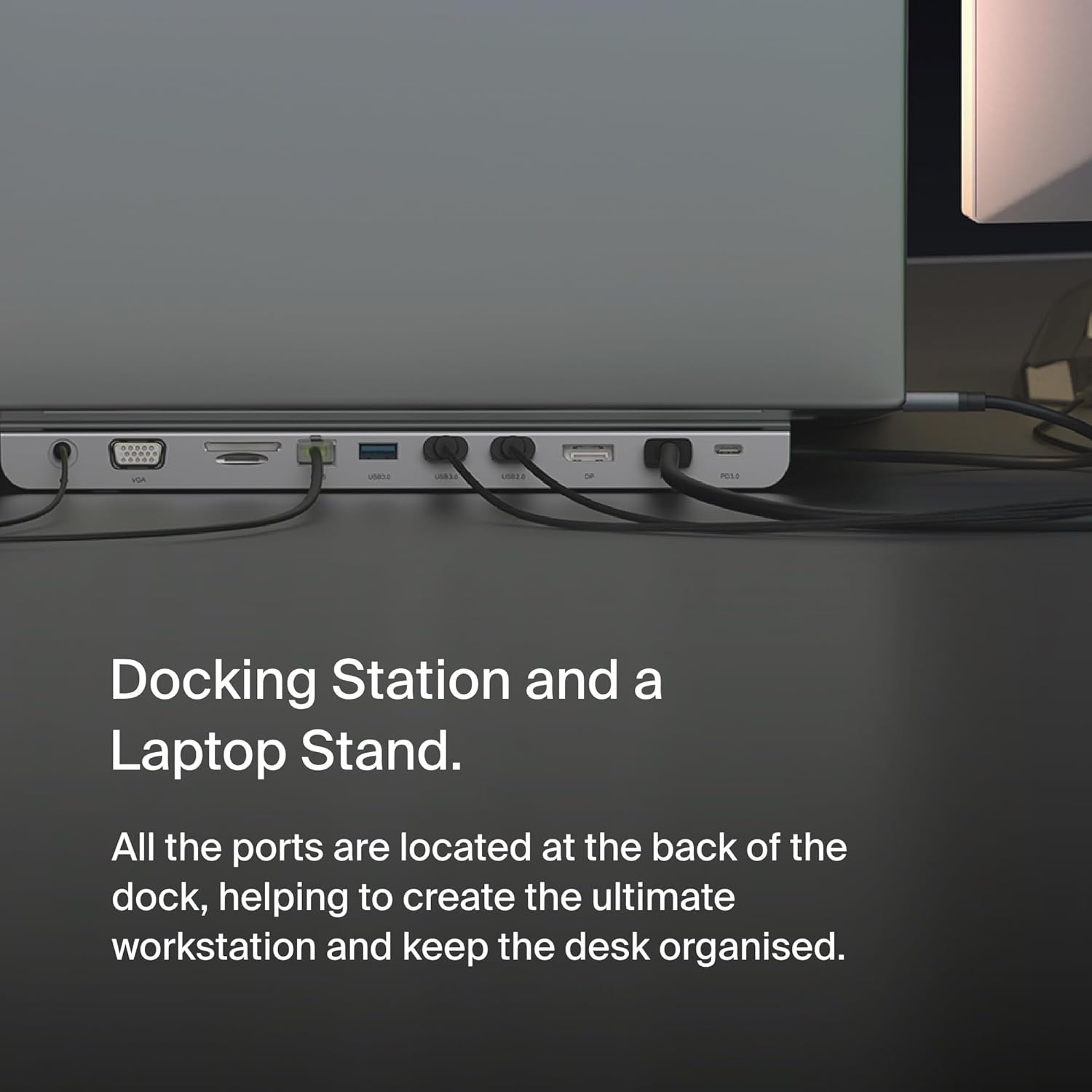 Thumbnail 4 de Belkin USB‑C Hub 11‑in‑1 MultiPort Adapter Dock with 4K HDMI, DP, VGA, 100W PD pass-through and Gigabit Ethernet