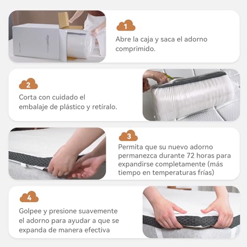 Thumbnail 8 de Amazon Basics Colchón de Espuma Viscoelástica 150x200 cm