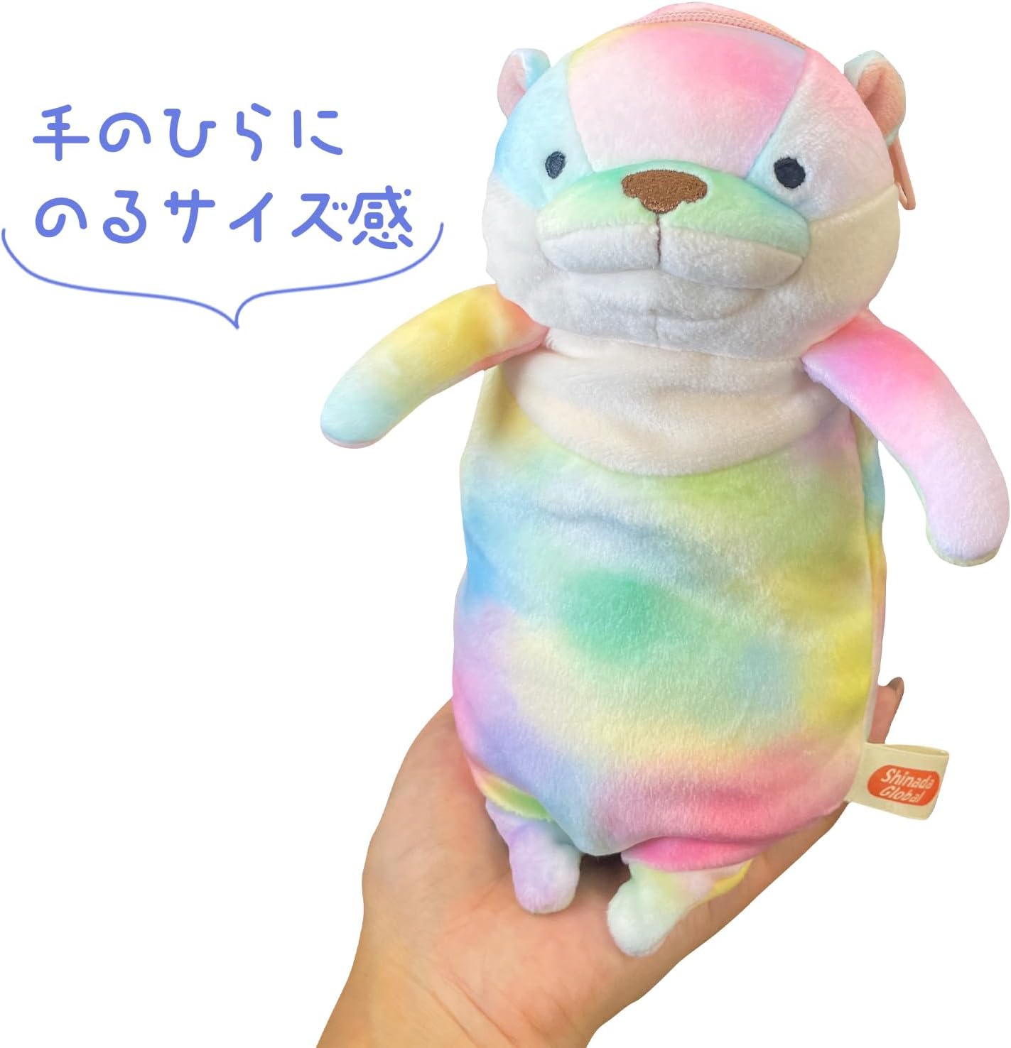 Thumbnail 5 de シナダグローバル もちシリーズ もちねこ もちペンポーチ MPNE-0180PS パステルサクラ 9×8×18cm