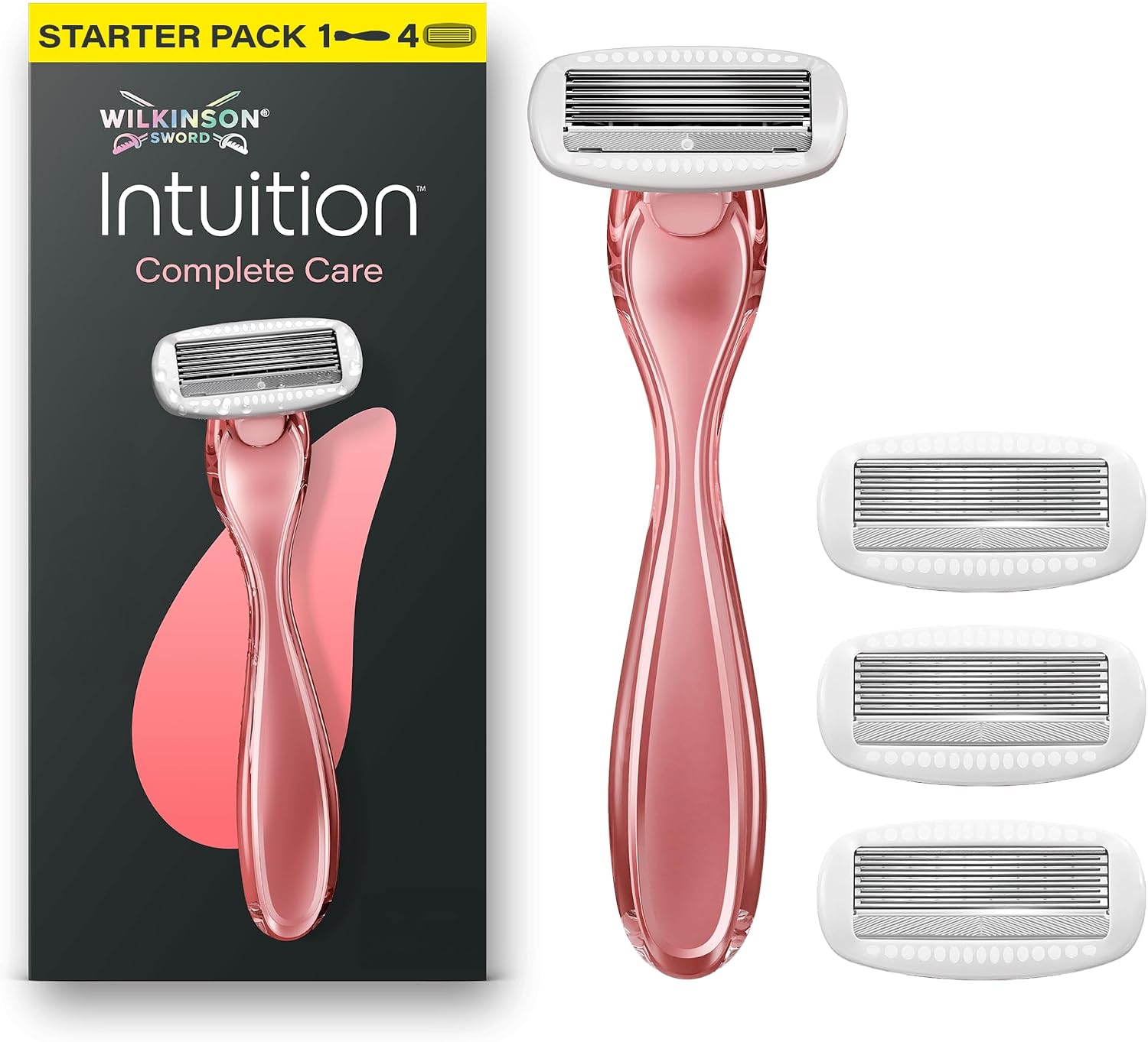 Wilkinson Sword Intuition Complete Care: rasoio da donna con siero Hydra-Boost e confezione Starter