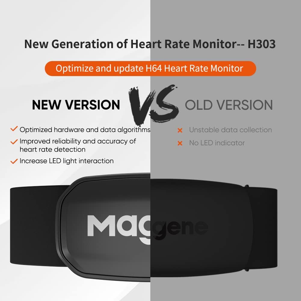 Detalle 2 de Magene H303 Heart Rate Monitor Chest Strap (ANT+/Bluetooth) for IOS/Android