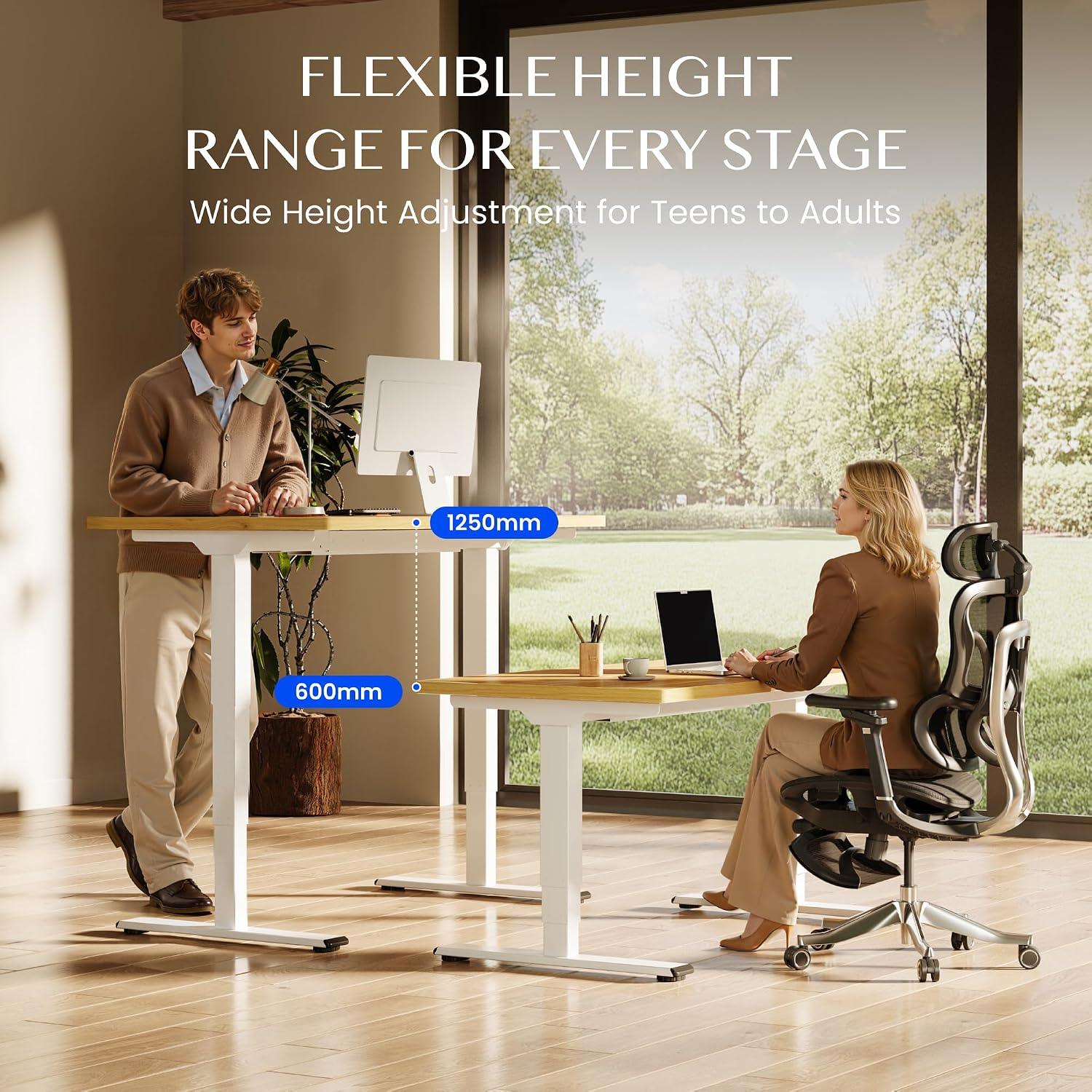 Thumbnail 6 de FLEXISPOT E6 MAX 180x80cm Electric Standing Desk