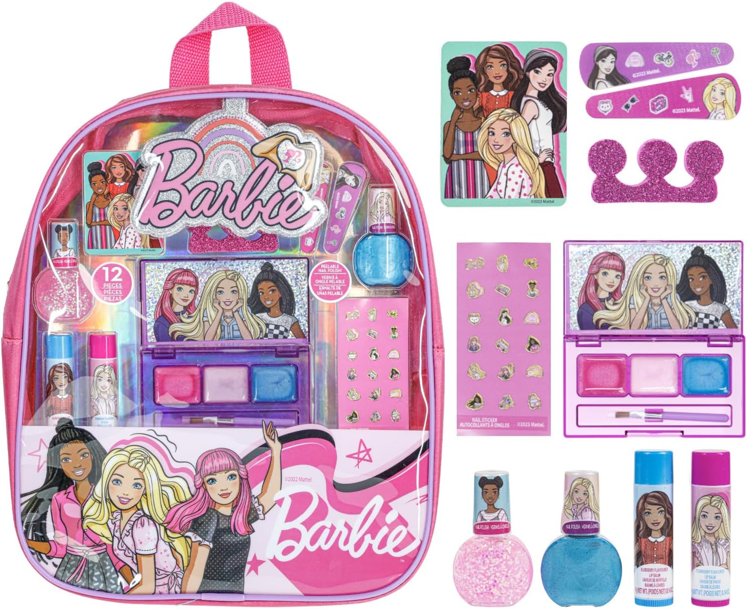 Detalle de Barbie Townley 12 piezas colección maquillaje