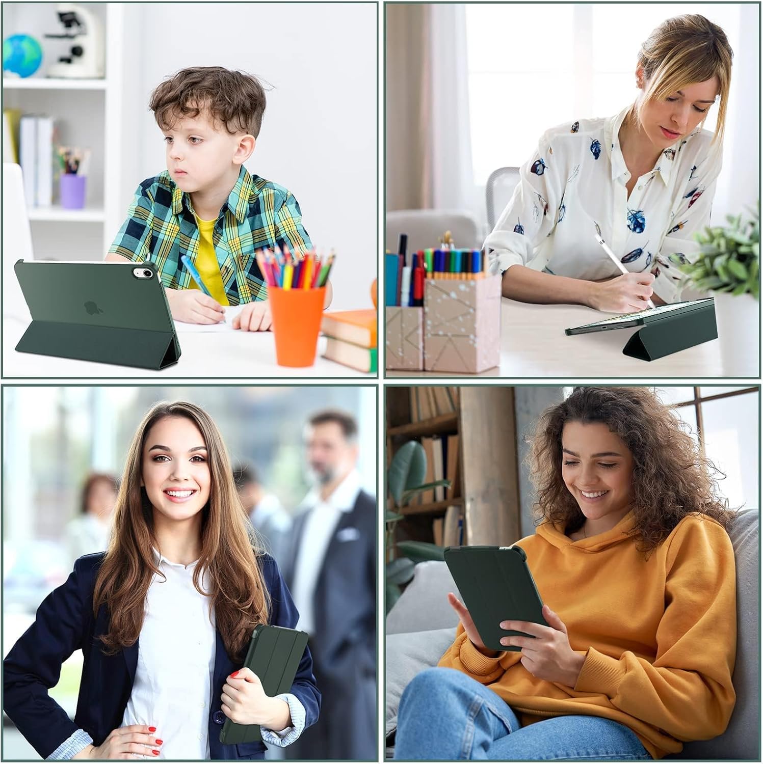 Thumbnail 6 de ProCase slim Smart Cover case for iPad 11-inch (A16) 2025 / iPad 10.9-inch 2022 with translucent hard shell back