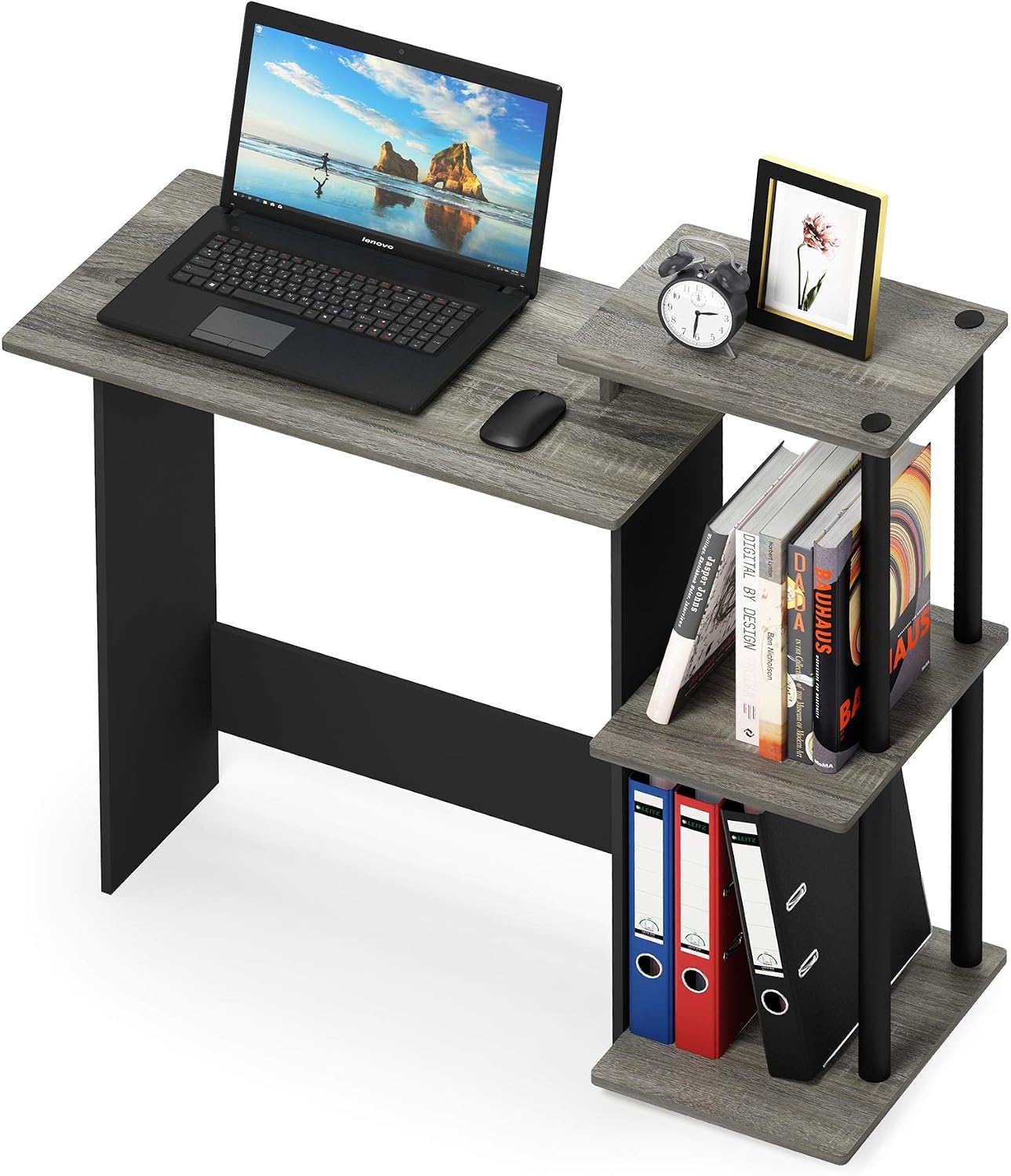 Thumbnail 5 de Furinno EFFICIENT Desk with 3 shelves ⚙