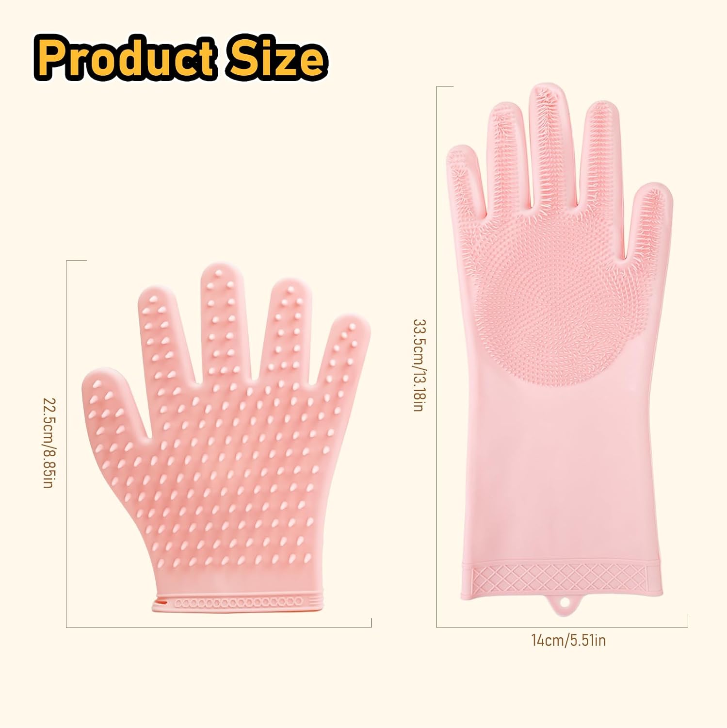 Detalle 2 de Vynusio Pet Grooming Gloves Silicone