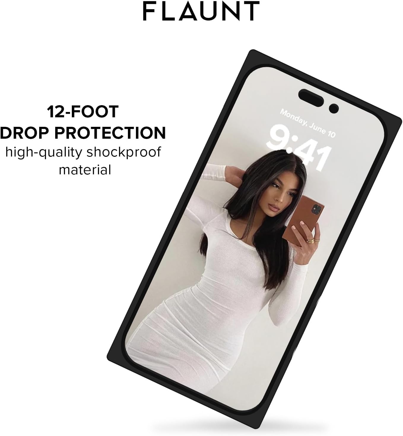 Detalle de Flaunt Square Protective Case for iPhone 17 Pro Max