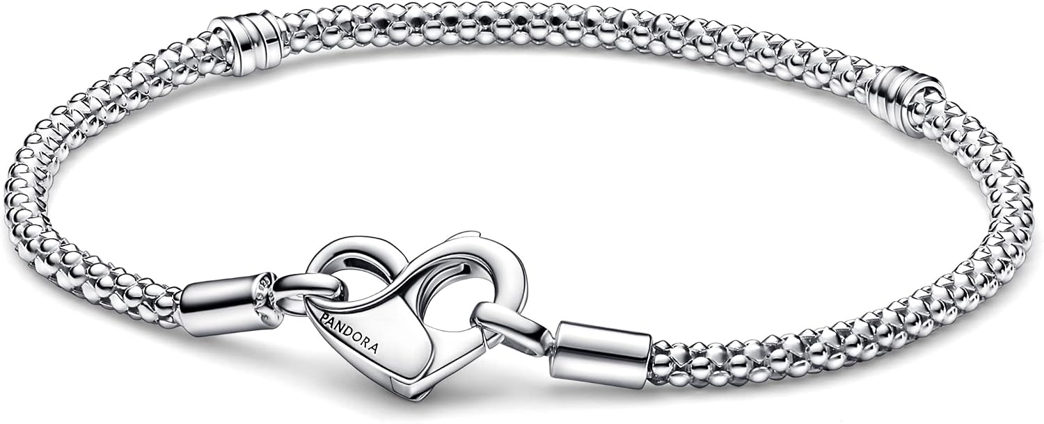 Detalle de Pandora Moments Nietenketten-Armband 18 cm