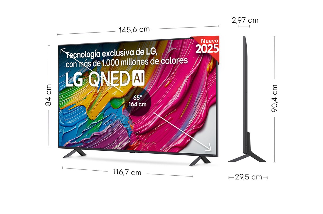 Detalle 2 de LG QNED QNED8E 65" 4K 2025 Smart TV