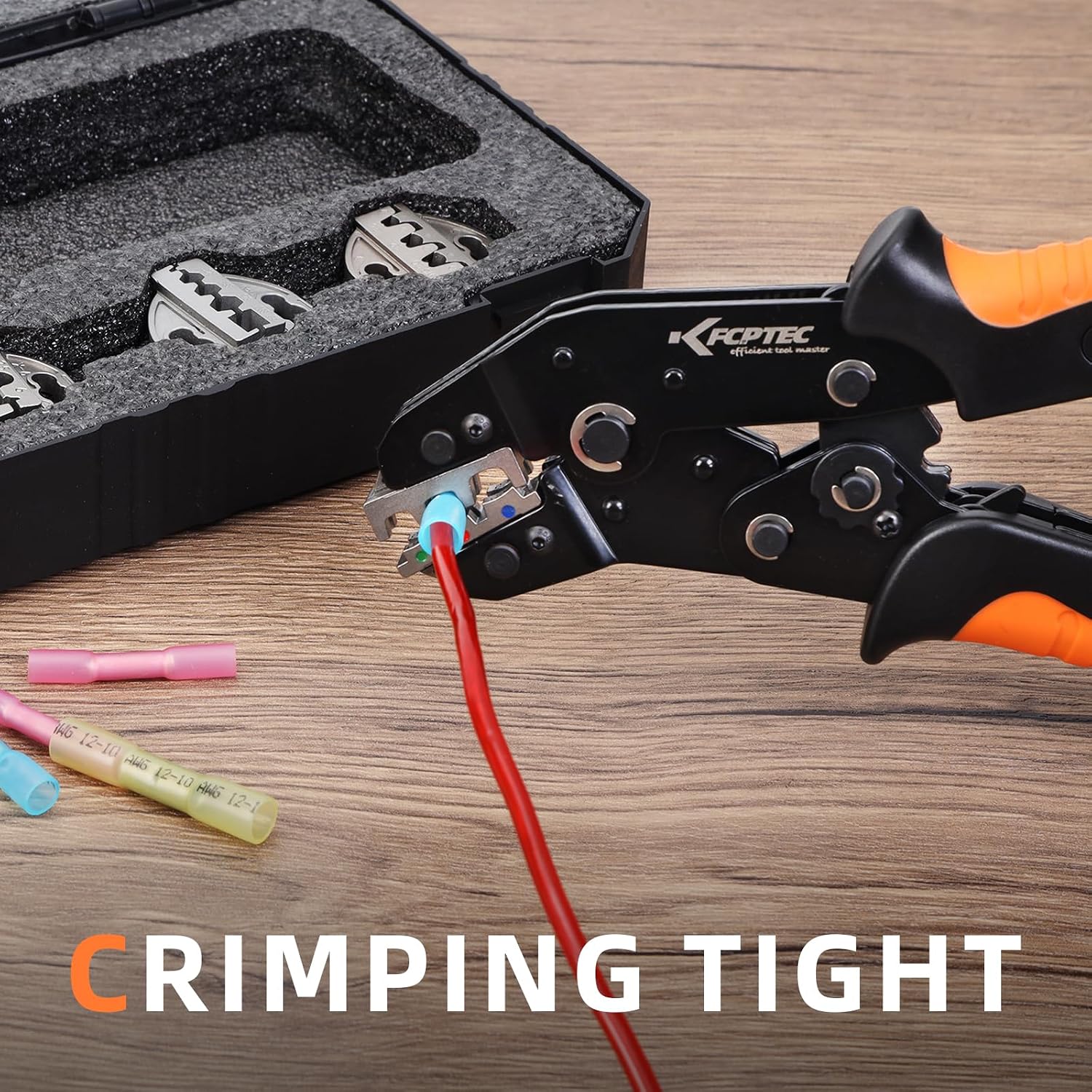Thumbnail 6 de KF CPTEC Ratchet Crimping Tool Set, 6-Piece