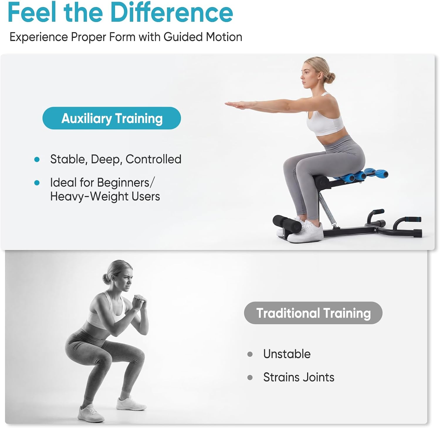 Thumbnail 6 de KMFurnila Squat Machine, 300 lbs Capacity